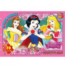 Дитячий пазл класичний "Принцеси Дісней" PD92 постер 70 елементів