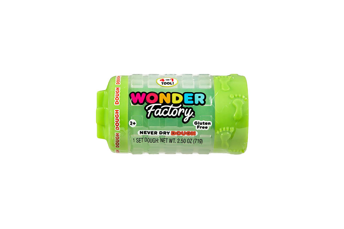 Незастывающая масса для лепки в банке 595120, 5x5x8 см Зеленый