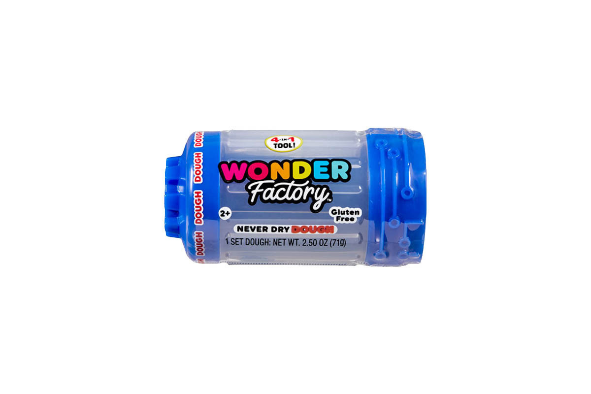 Незастывающая масса для лепки в банке 595120, 5x5x8 см Голубой