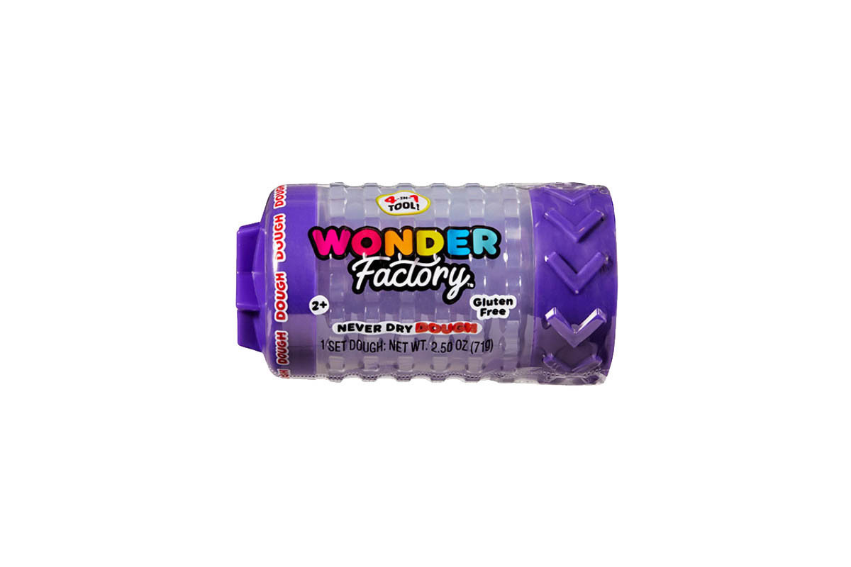 Незастигаюча маса для ліплення в баночці 595120, 5x5x8 см Фіолетовий