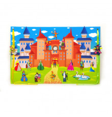Ігровий килимок "Замок принцеси" 190013 фігурки на липучках