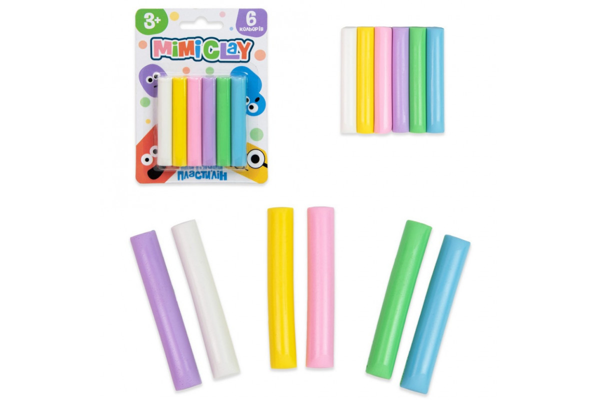 Набір для творчості "Mimi clay" 30425, 6 кольорів