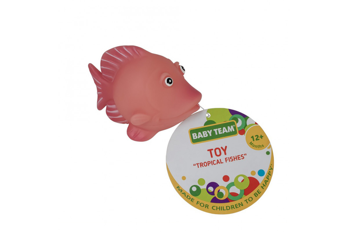 Дитяча іграшка для купання "Бризкаючі тропічні рибки" 8751_рожева
