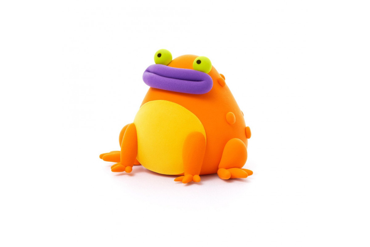 Набір самозатвердіючого пластиліну Екзотичні тварини Жаба ЛІПАКА 30124-UA01