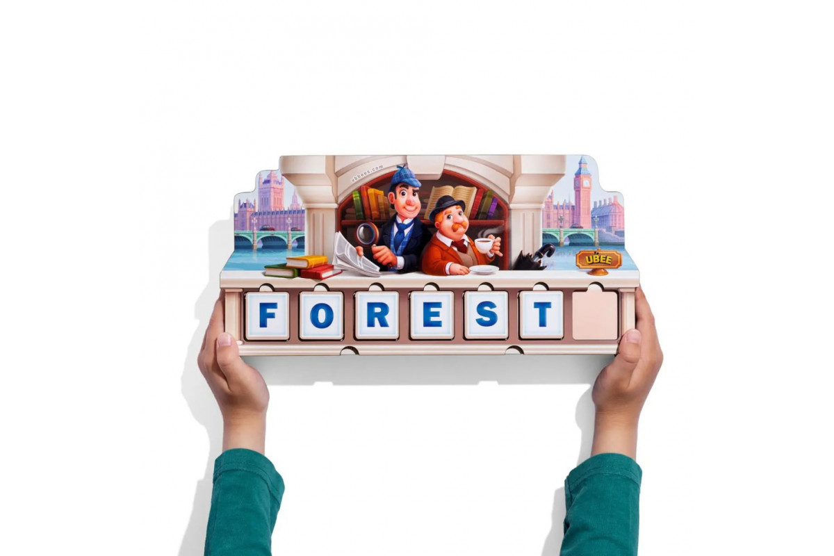 Дерев'яна дитяча розвивальна гра "Ребус" (ПСД256) PSD256 ENG