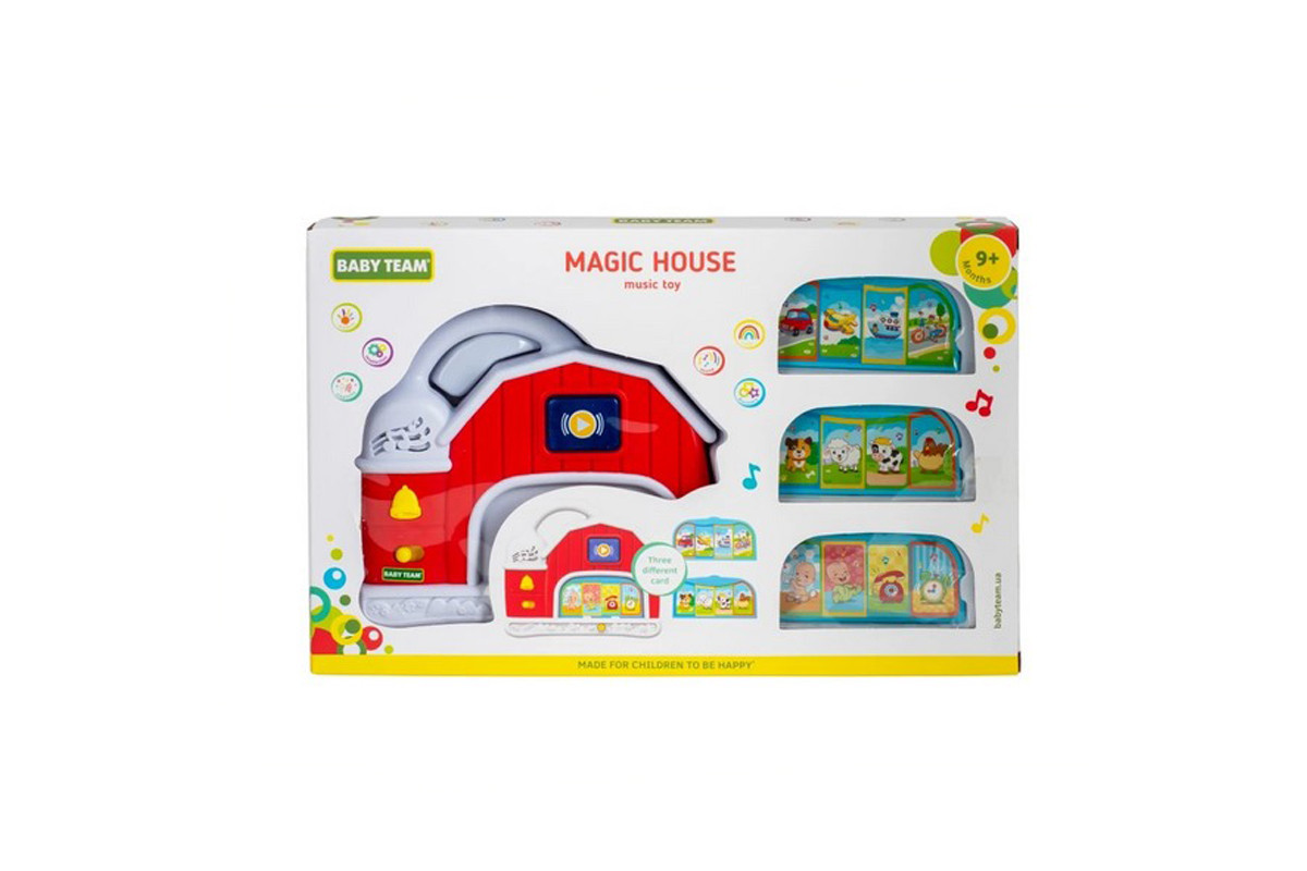 Дитяча музична іграшка "Чарівний будинок" 8651