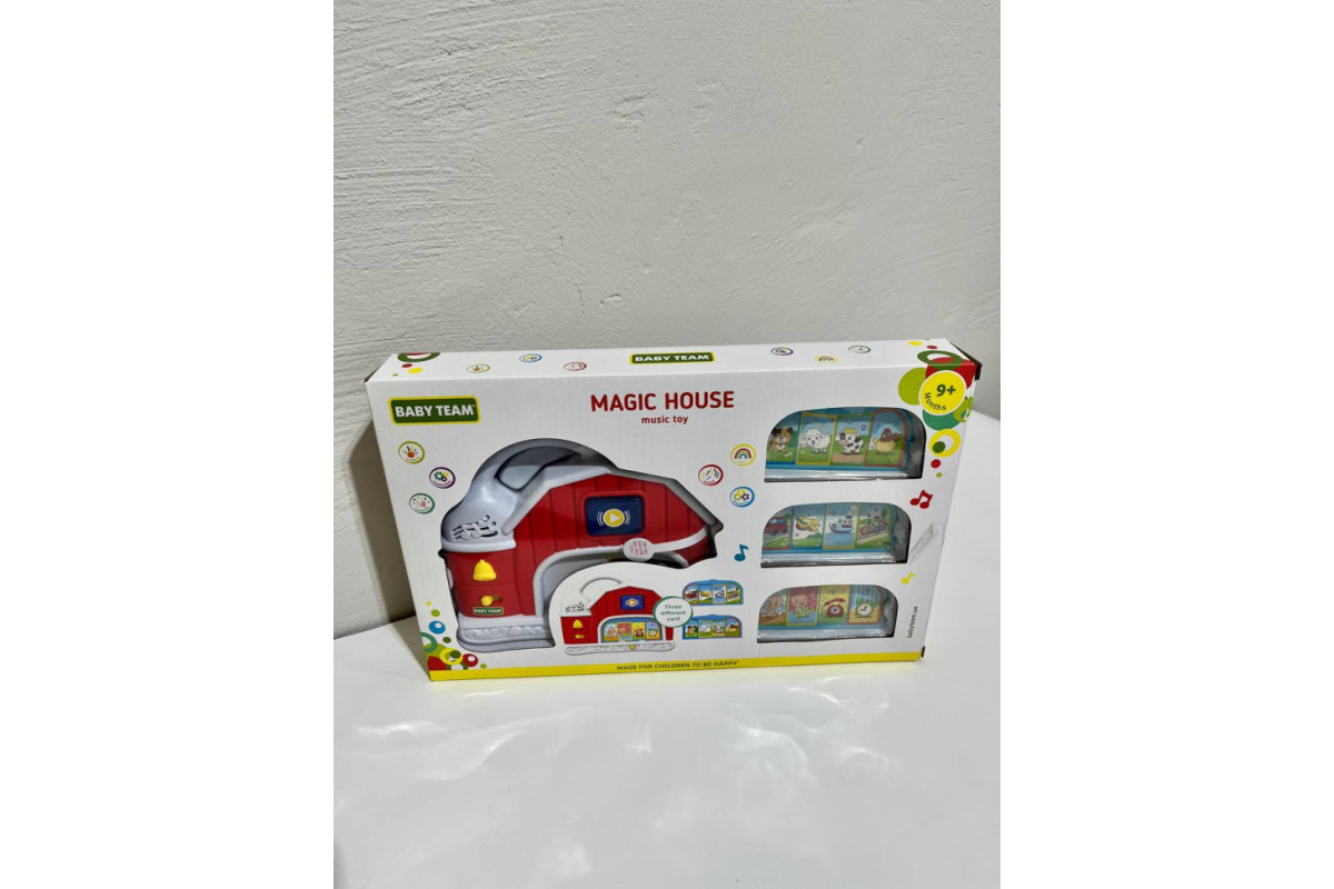 Дитяча музична іграшка "Чарівний будинок" 8651