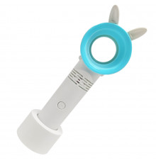 Вентилятор ручной портативный 301AB, с подставкой Белый