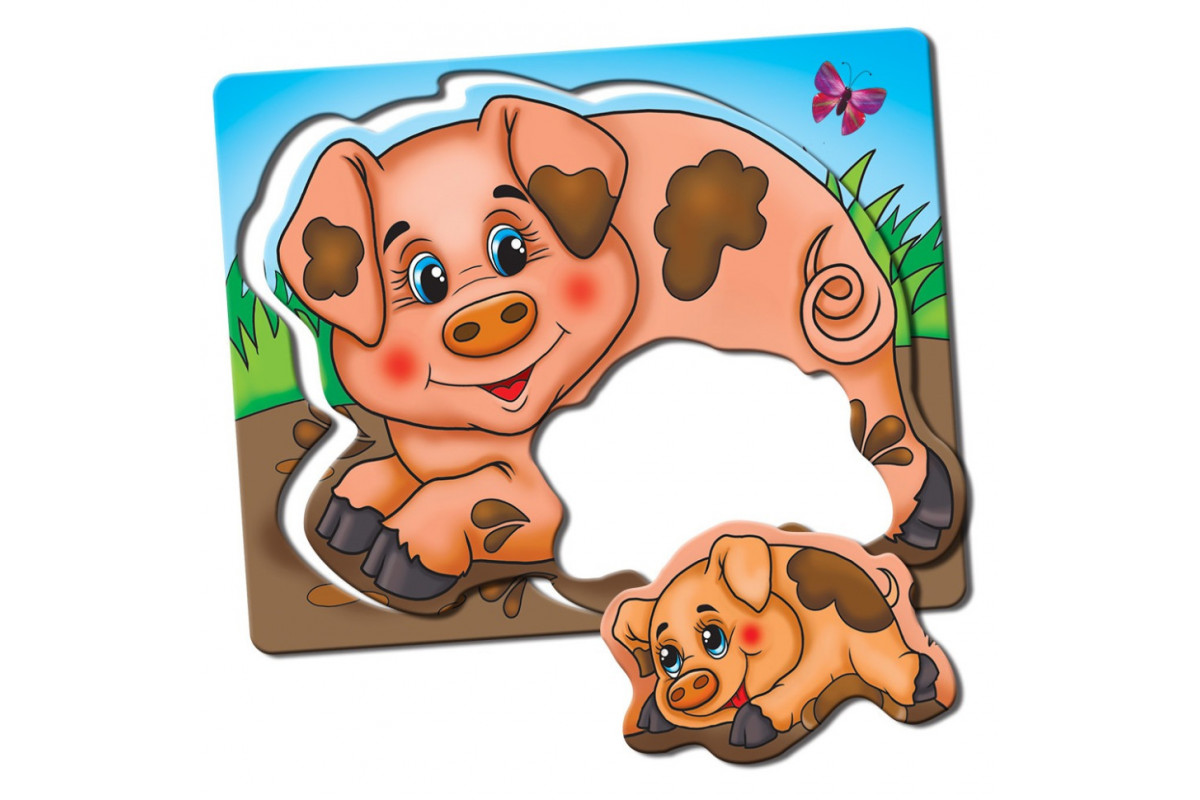 Детская настольная игра Мамы и малыши 81091 домашние животные