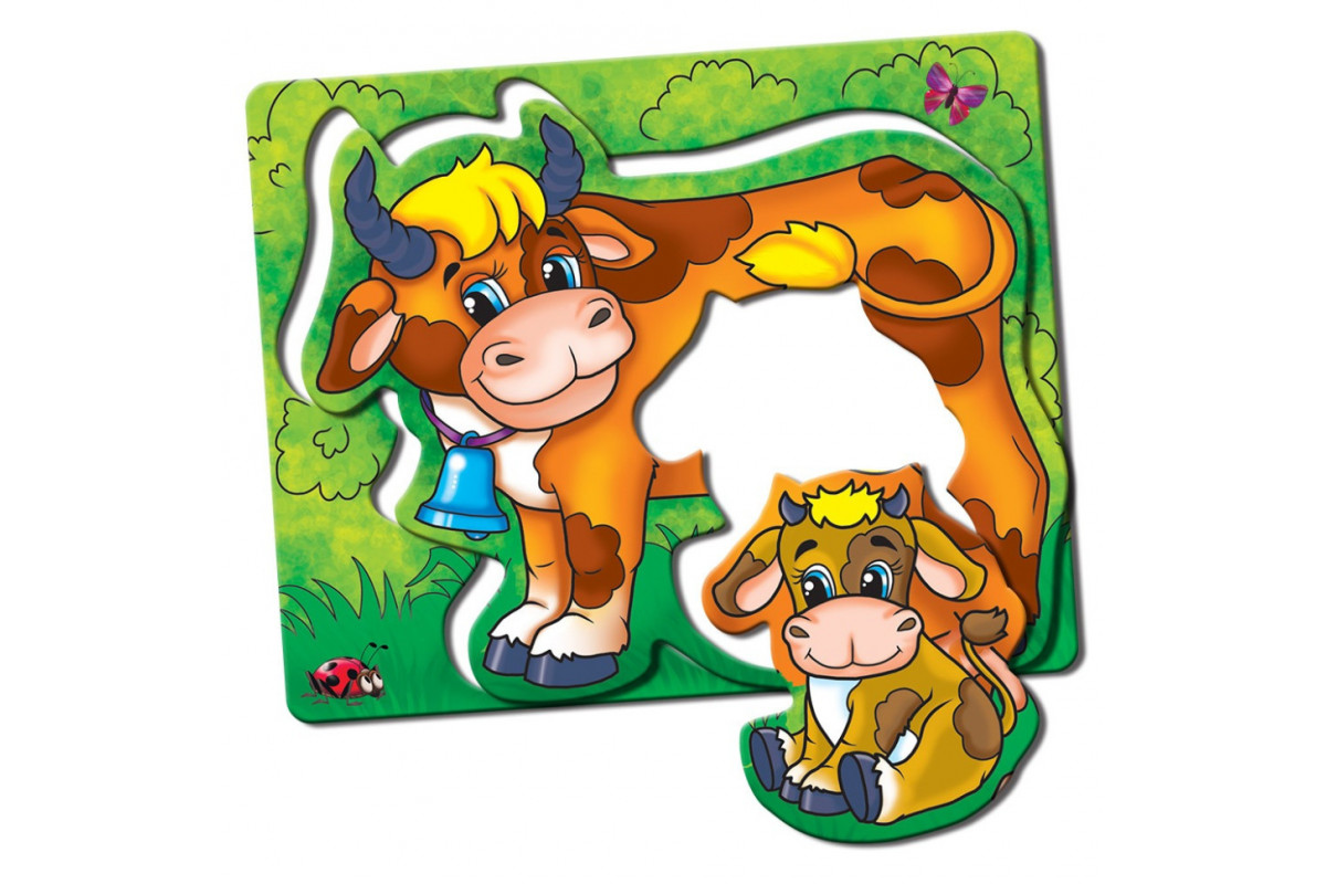 Детская настольная игра Мамы и малыши 81091 домашние животные