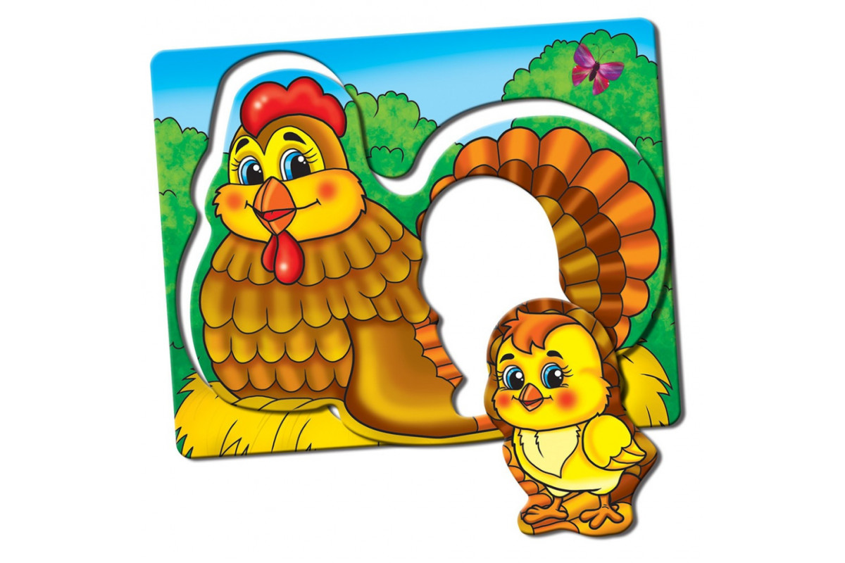 Детская настольная игра Мамы и малыши 81091 домашние животные