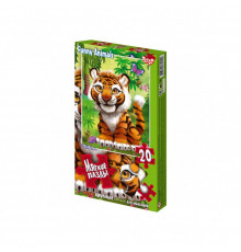 Мягкие пазлы "Тигр" S20-09-10, 20 элементов