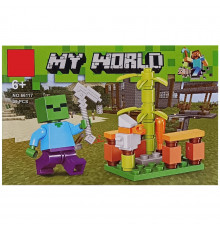 Конструктор детский "Minecraft" 66117-3, 39 деталей