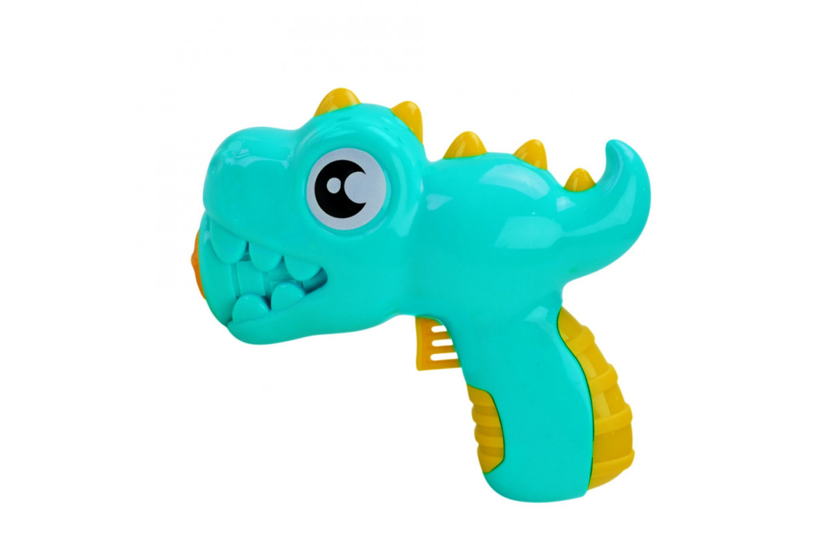 Детский пистолет запускалка Динозаврик HM-03(Blue) 4 диска