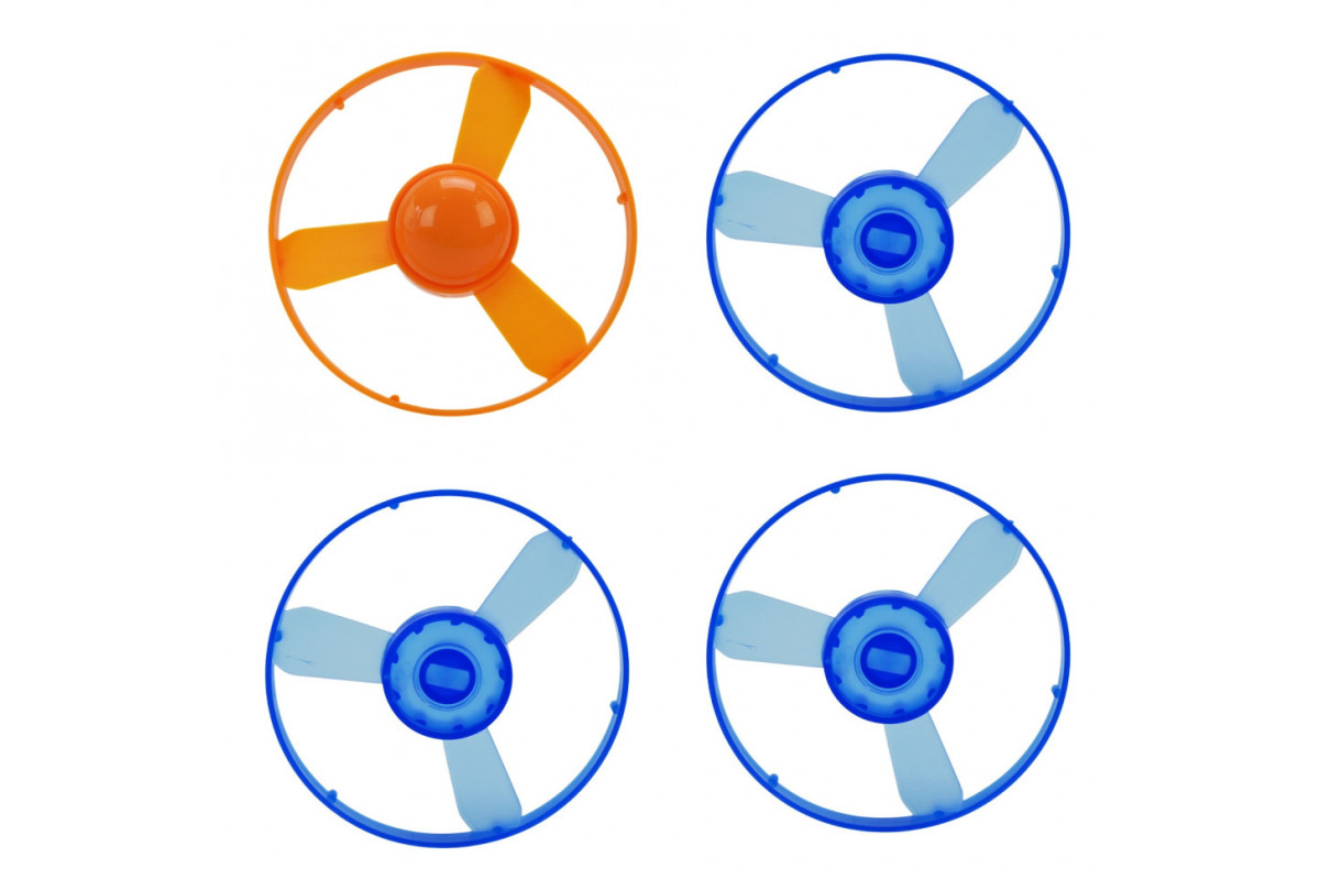 Детский пистолет запускалка Динозаврик HM-03(Blue) 4 диска