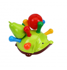 Детская развивающая игрушка "Ежик" ТехноК 8300TXK на колесах Зеленый