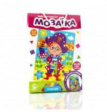 Набір для творчості "М'яка мозаїка. Пірат" VT4511-04, 410 м'яких наклейок