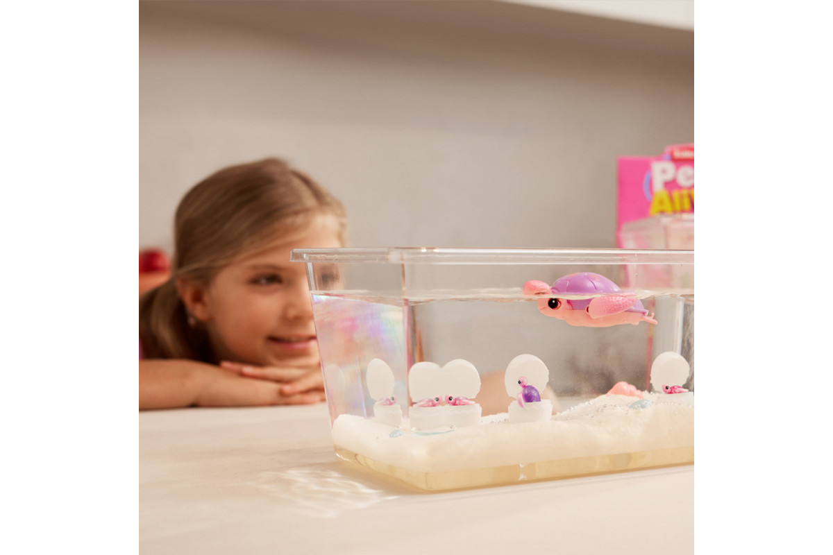 Интерактивный игровой набор Мама черепаха с сюрпризом Pets & Robo Alive 9560 "Mama & Baby Surprise"