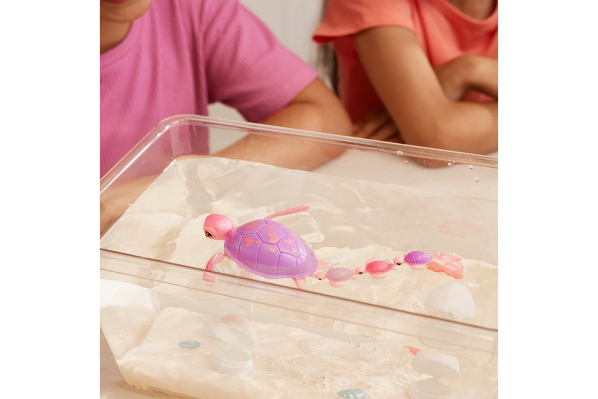 Интерактивный игровой набор Мама черепаха с сюрпризом Pets & Robo Alive 9560 "Mama & Baby Surprise"