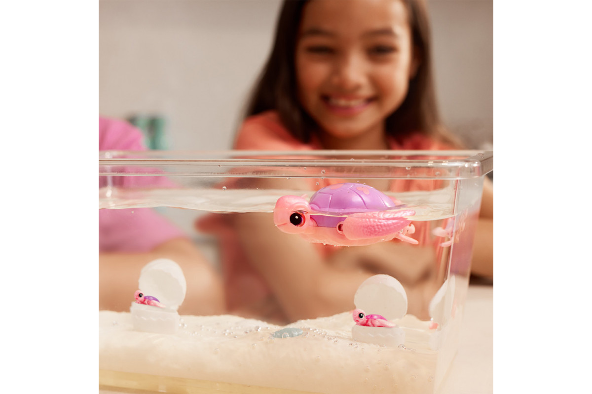 Интерактивный игровой набор Мама черепаха с сюрпризом Pets & Robo Alive 9560 "Mama & Baby Surprise"