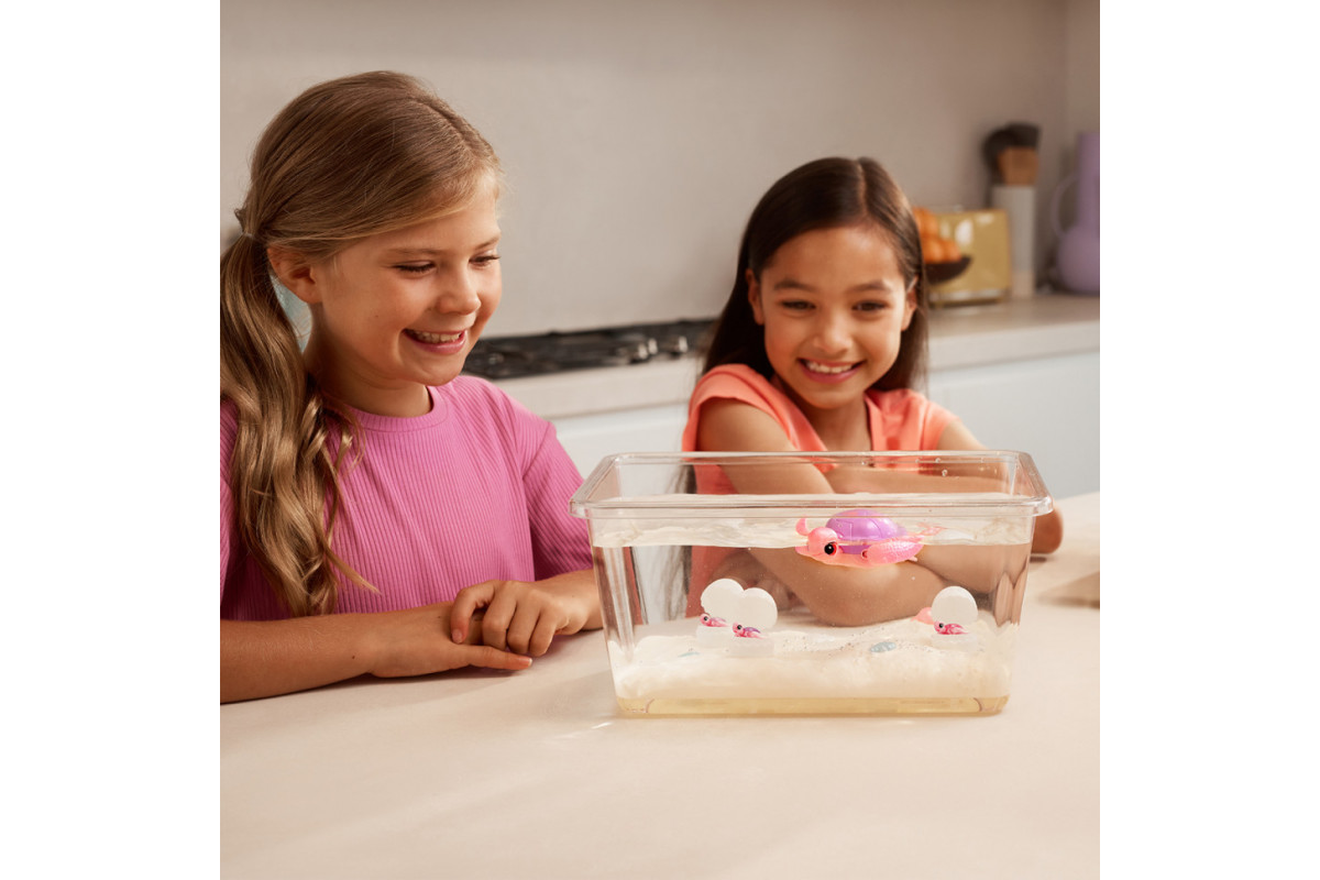 Интерактивный игровой набор Мама черепаха с сюрпризом Pets & Robo Alive 9560 "Mama & Baby Surprise"