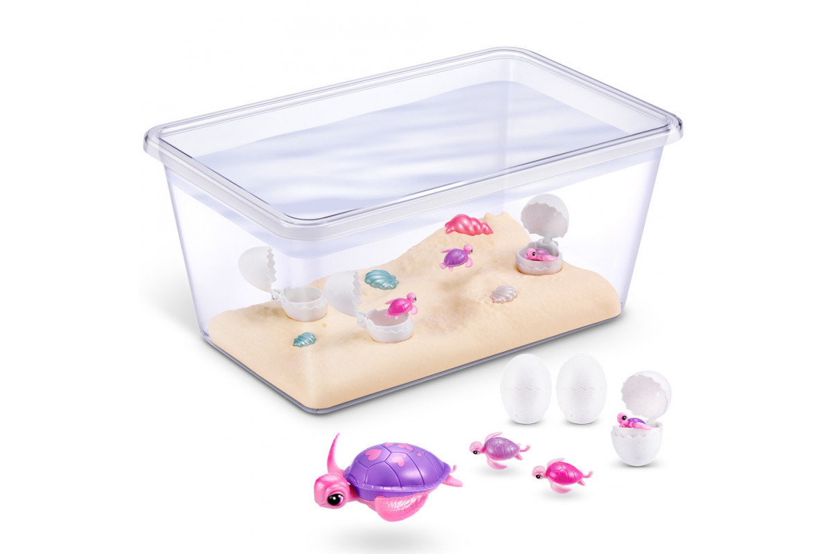 Интерактивный игровой набор Мама черепаха с сюрпризом Pets & Robo Alive 9560 "Mama & Baby Surprise"