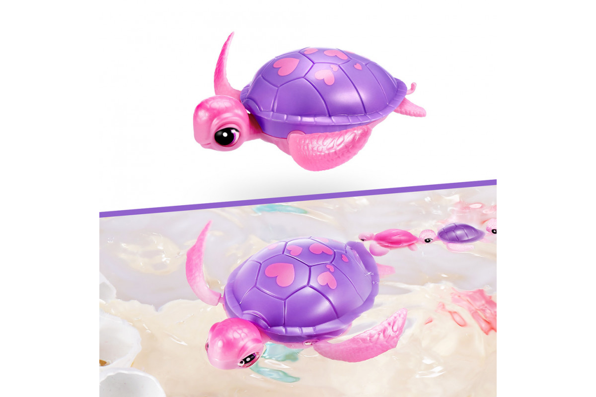 Интерактивный игровой набор Мама черепаха с сюрпризом Pets & Robo Alive 9560 "Mama & Baby Surprise"