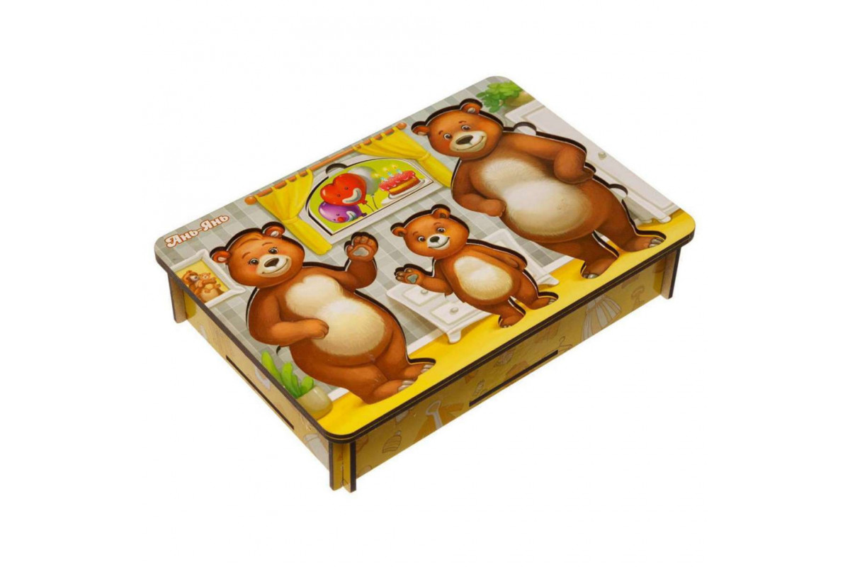 Настольная игра "Одень мишек" Ubumblebees (ПСД192) PSD192 деревянная