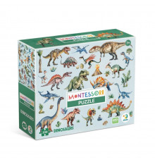 Детский пазл Монтессори "Динозавры" 200631, 200 элементов