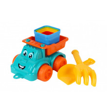 Машинка "Набор для игры с песком ТехноК" 7051TXK Бирюзовый