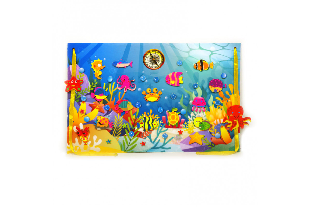 Ігровий килимок "Загадковий океан" 190020 фігурки на липучках