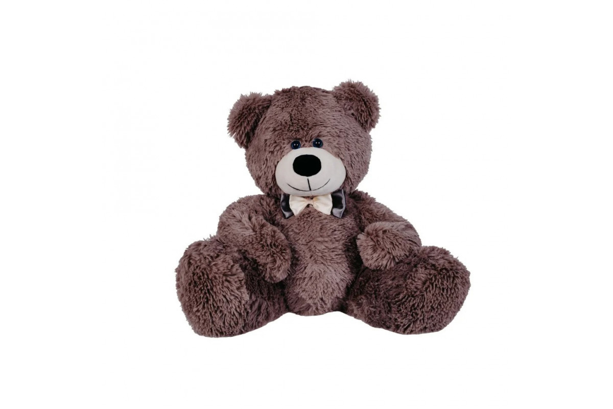 Дитяча м'яка іграшка "Ведмедик Джеймс" Yarokuz YK0009 капучино, 65 см