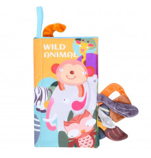 Розвиваюча книжка-шуршалка 668-230(Wild animal) англійські слова