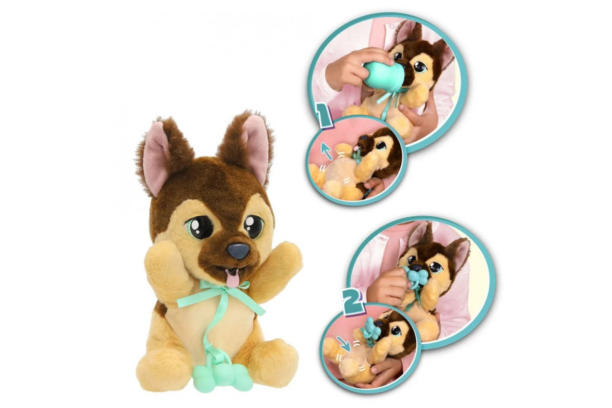 Інтерактивна іграшка серії "Yummy" Німецька вівчарка Baby Paws 926363IM з аксесуарами