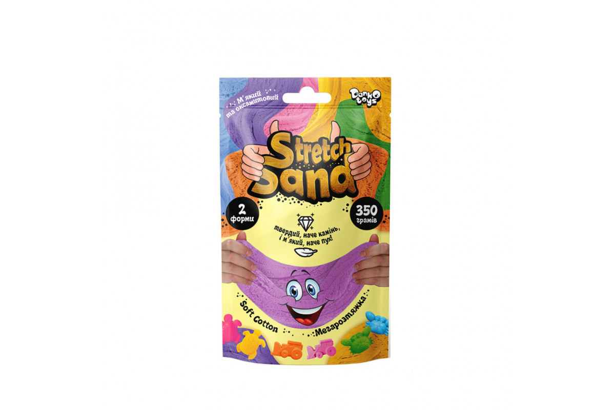 Набор креативного творчества "Stretch Sand" STS-04-02U пакет 350 гр Фиолетовый