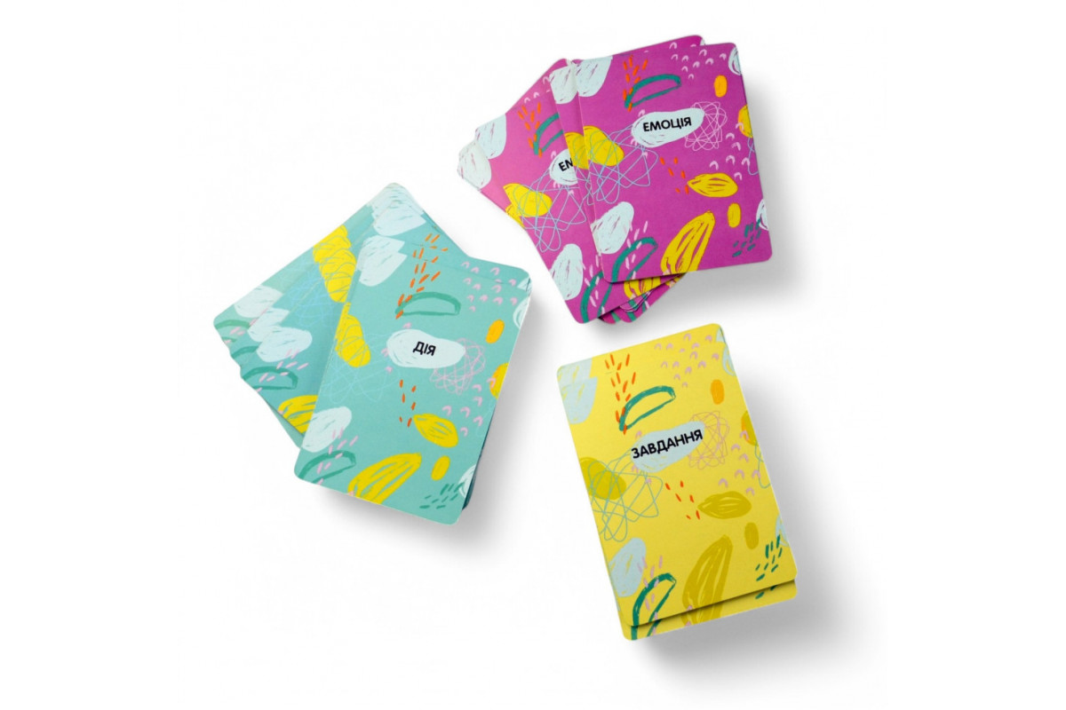 Настільна гра "Емоції" 2262-UM 37 карток, 7 варіантів гри