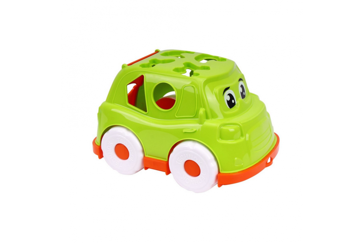 Детский развивающий сортер "Автобус" ТехноК 5903TXK Зеленый