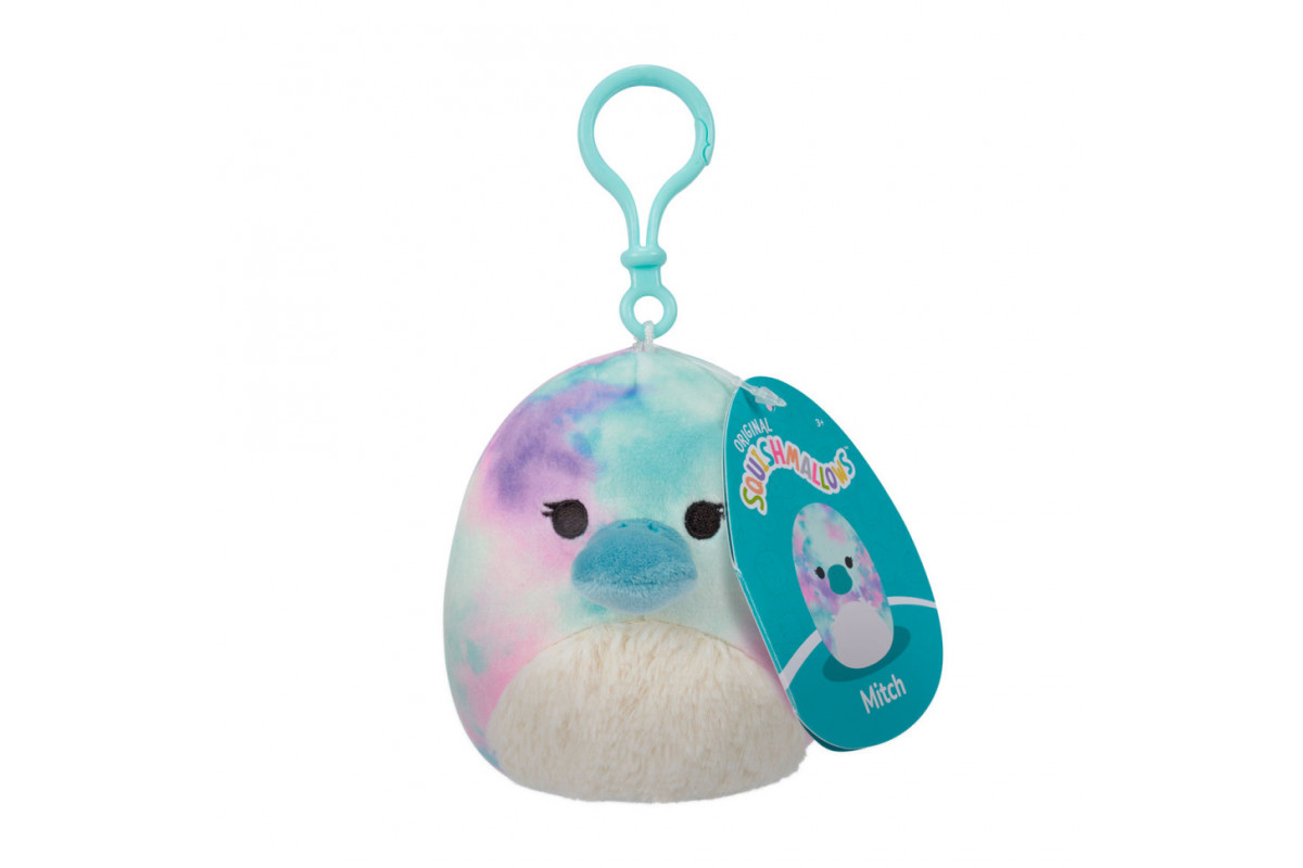 Мягкая игрушка на клипсе Уткобор Бриндал Squishmallows SQCP00215, 9 см