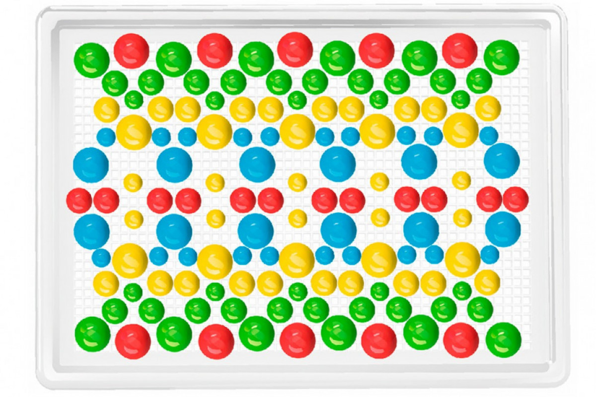 Дитяча розвиваюча мозаїка №7 2100TXK, 300 фішок