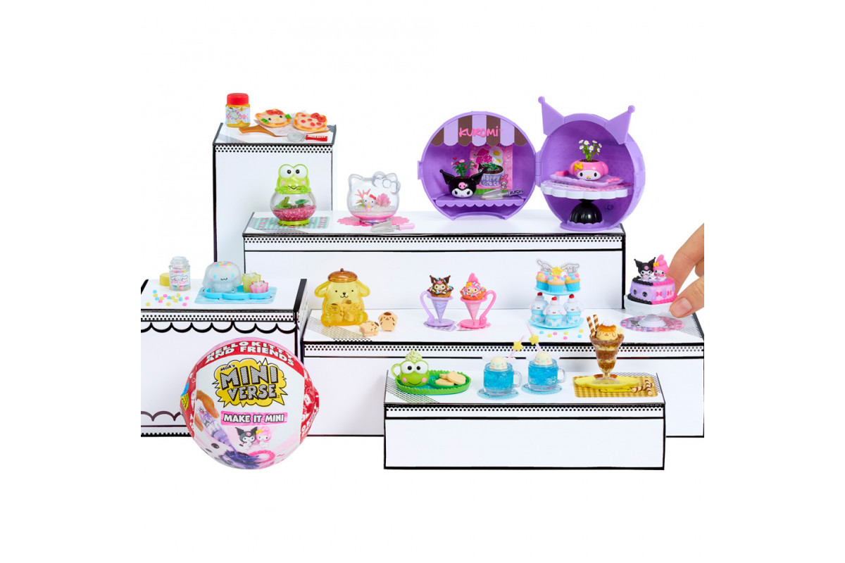 Ігровий набір Створи стиль разом з Хеллоу Кітті та друзями Miniverse 547235 серії "Sanrio" S2