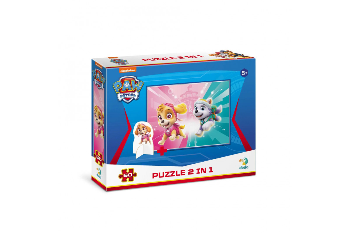 Дитячі Пазли Paw Patrol "Подружки" DoDo 200166 60 елементів, з фігуркою