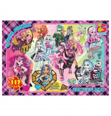 Детский пазл "Монстер Хай" MH013 постер, 117 элементов