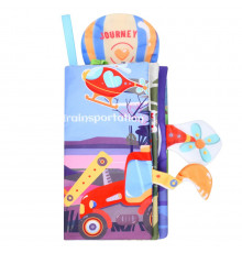 Розвиваюча книжка-шуршалка 668-230(Trainsportation) англійські слова