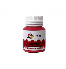 Акриловая краска глянцевая "Вишнево-розовый" 20 мл AG-7506 Art Craft