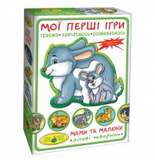 Детская развивающая игра Мамы и малыши 81114 лесные животные