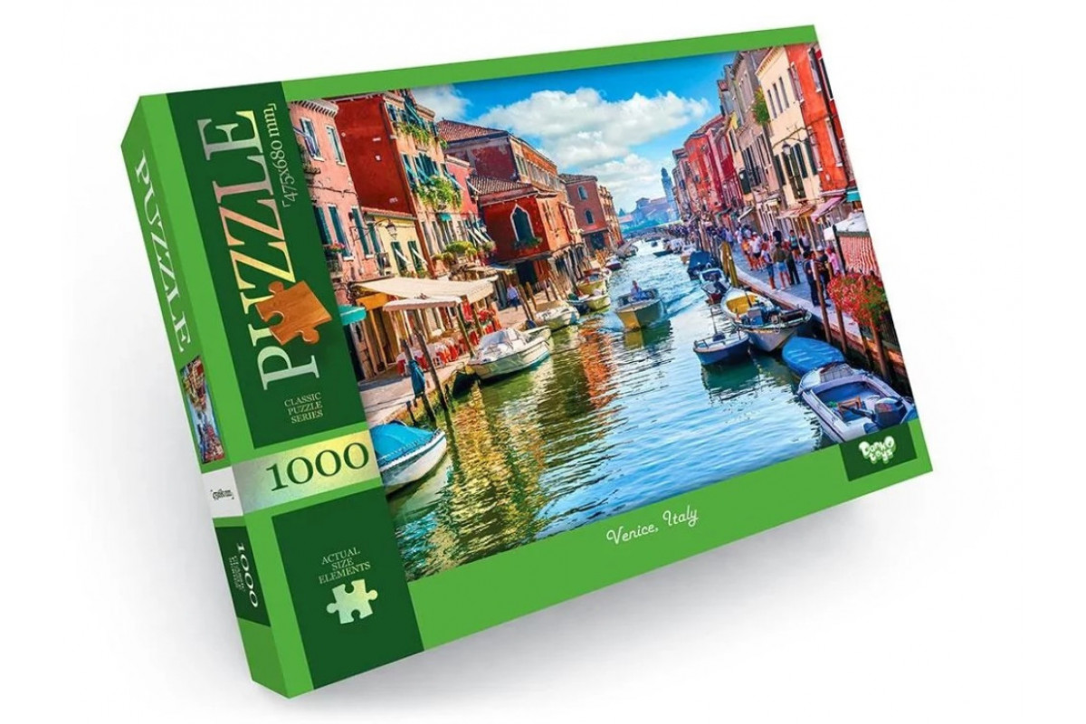 Пазл "Venice, Italy" Danko Toys C1000-12-05, 1000 эл.