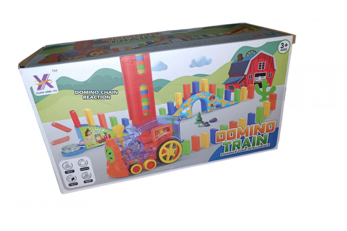 Поезд "DOMINO" YXY955-3A, свет, музыка