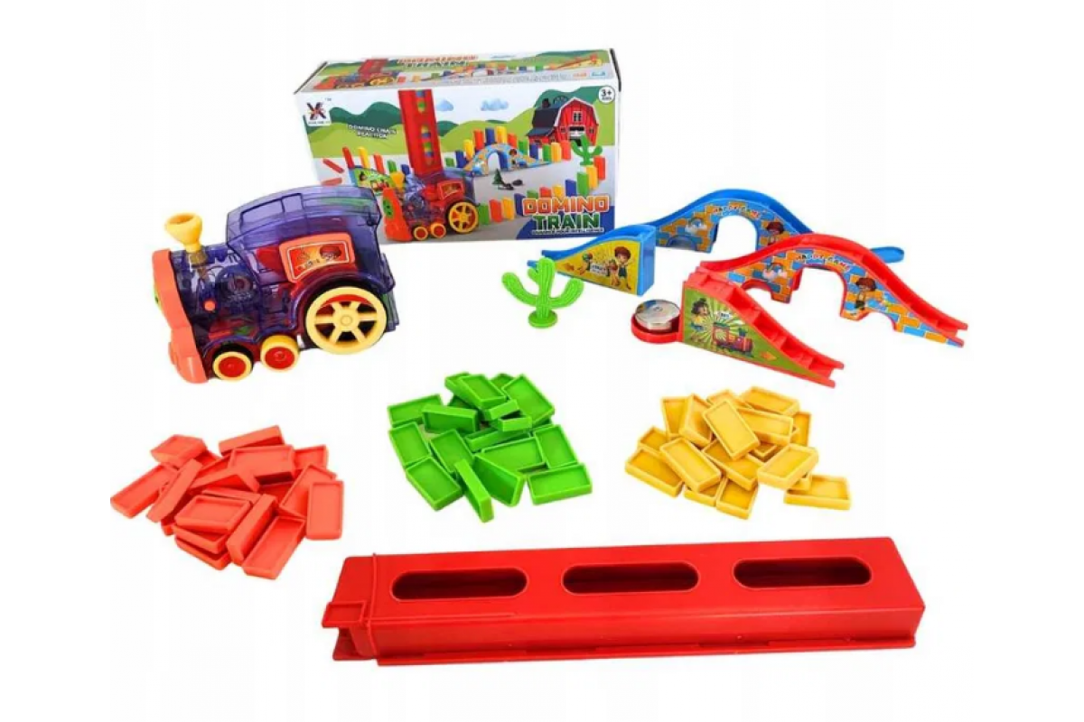 Поезд "DOMINO" YXY955-3A, свет, музыка