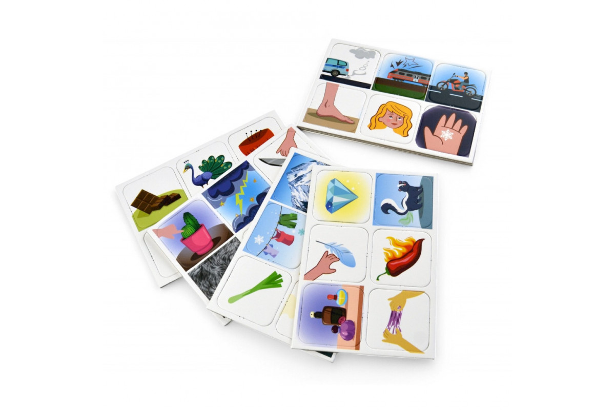 Детское лото "Органы чувств" 2279-UM 4 поля, 48 фишек