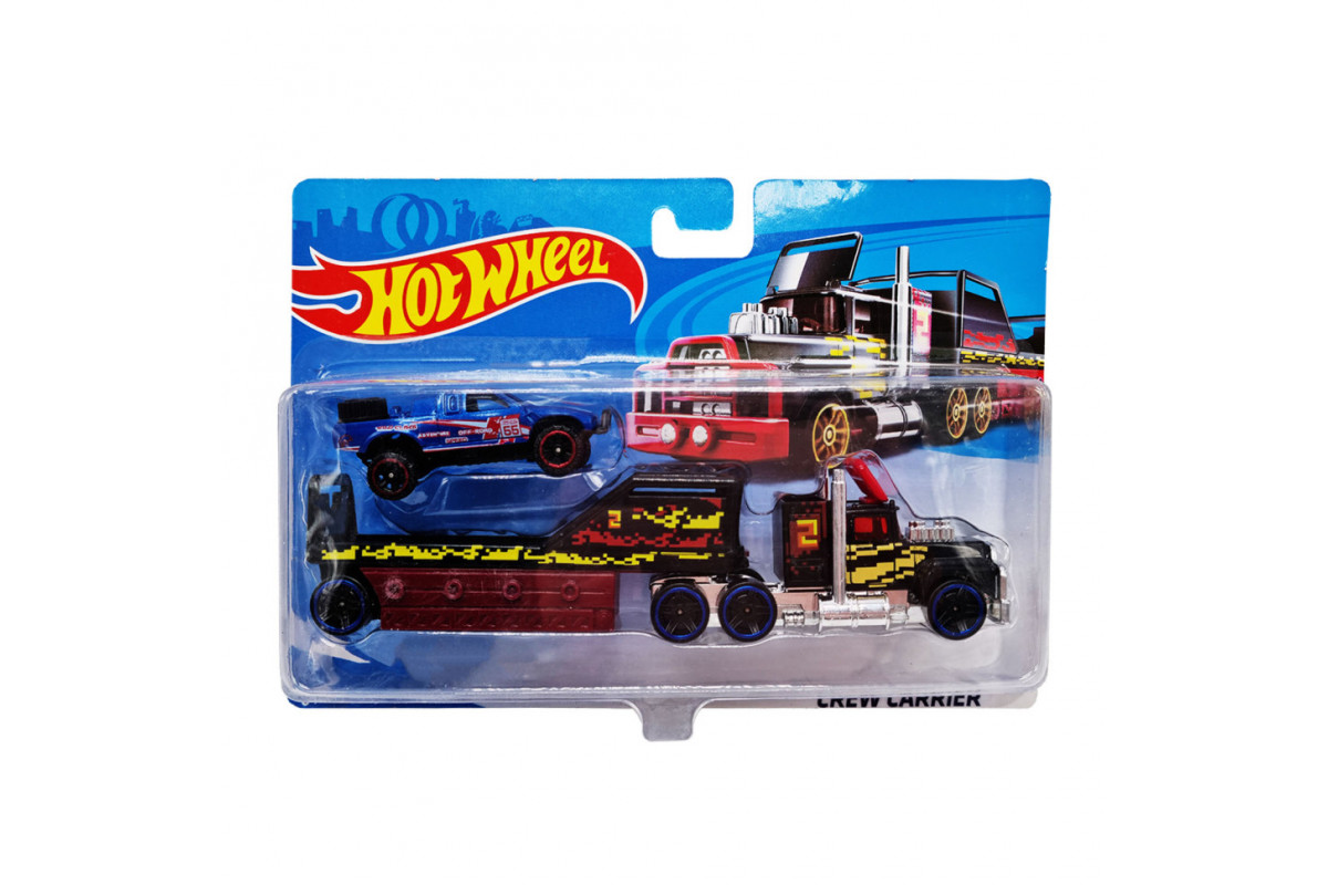 Детский игровой набор машинок T-H708-1(Blue-1) с трейлером